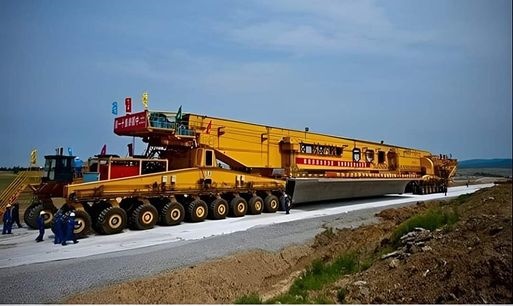 Mașină automată de lansare a podului segmentar